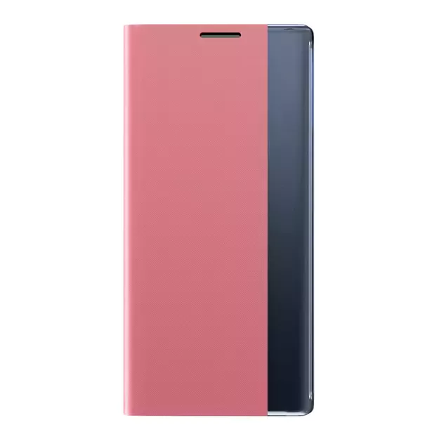Sleep Case Bookcase Type Case with Smart Window for iPhone 13 mini pink 1