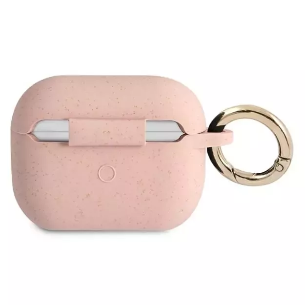 Guess GUAPSGGEP AirPods Pro cover pink/pink Silicone Glitter 1