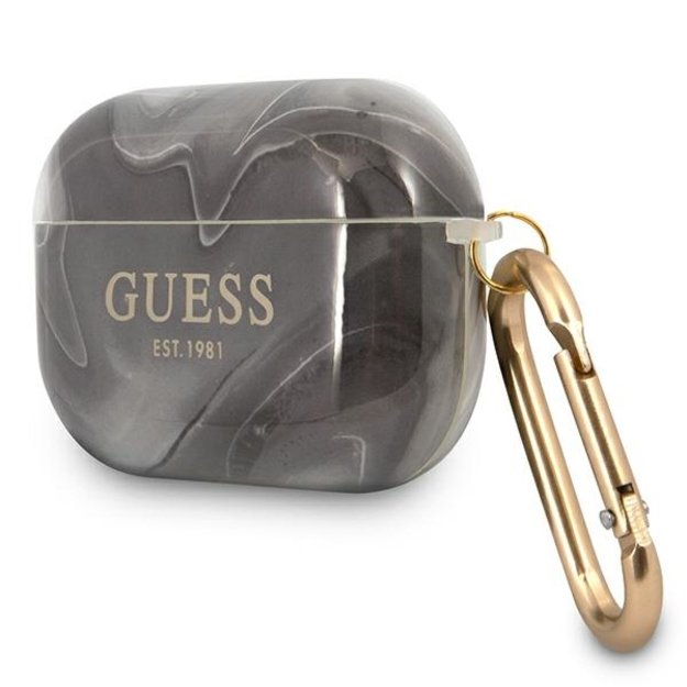 Guess GUAPUNMK AirPods Pro cover black/black Marble Collection 4