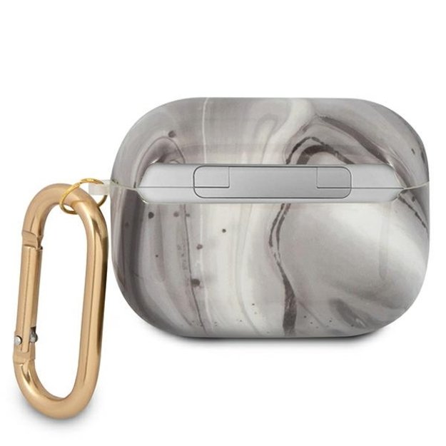 Guess GUAPUNMK AirPods Pro cover black/black Marble Collection 3