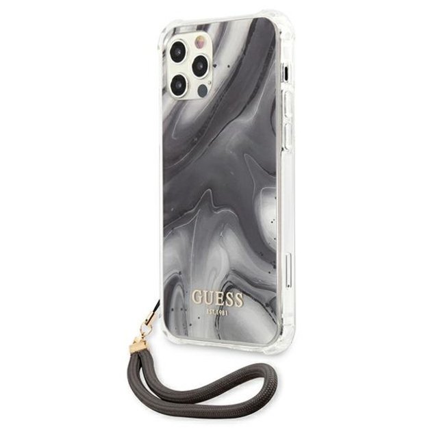 Guess Marble Collection iPhone 12 / iPhone 12 Pro Case - Gray 8