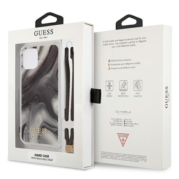 Guess Marble Collection iPhone 12 / iPhone 12 Pro Case - Gray 14