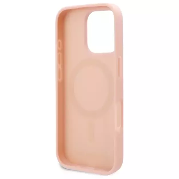 Karl Lagerfeld Hot Stamp Magsafe iPhone 16 Pro Max Case - Pink 6