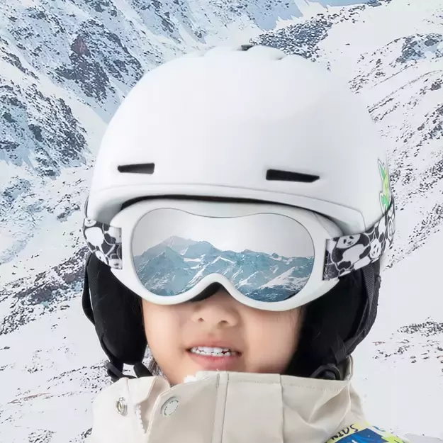 Qunature Panda Ski Goggles for Kids - Black/White 3