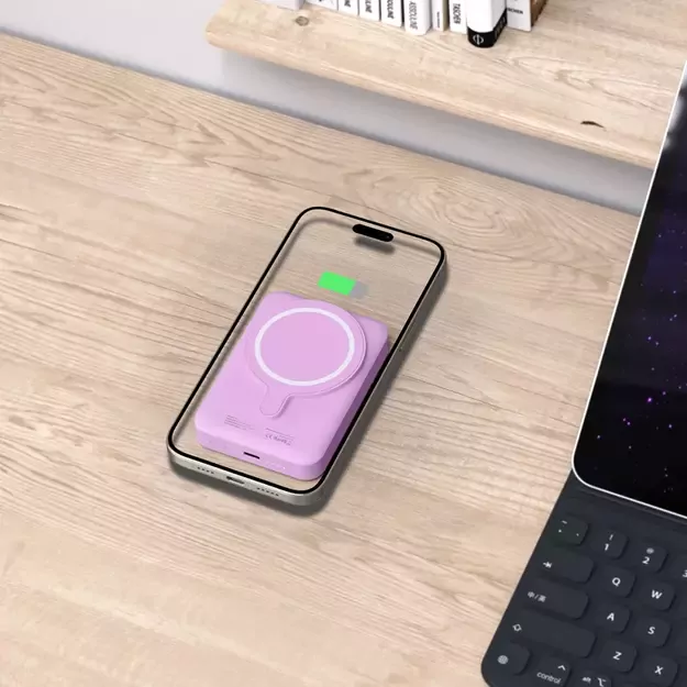 Tech-Protect LifeMag MagSafe PB11 10000mAh Power Bank - Pink 6