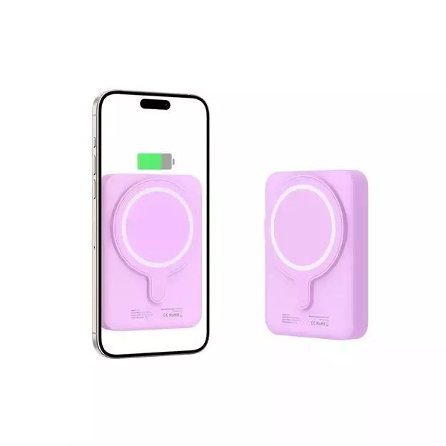 Tech-Protect LifeMag MagSafe PB11 10000mAh Power Bank - Pink 3