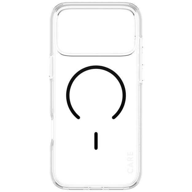 CARE by PanzerGlass Flagship Urban Explorer Case w. Black MagSafe for iPhone 17 Pro Max - Transparent 2
