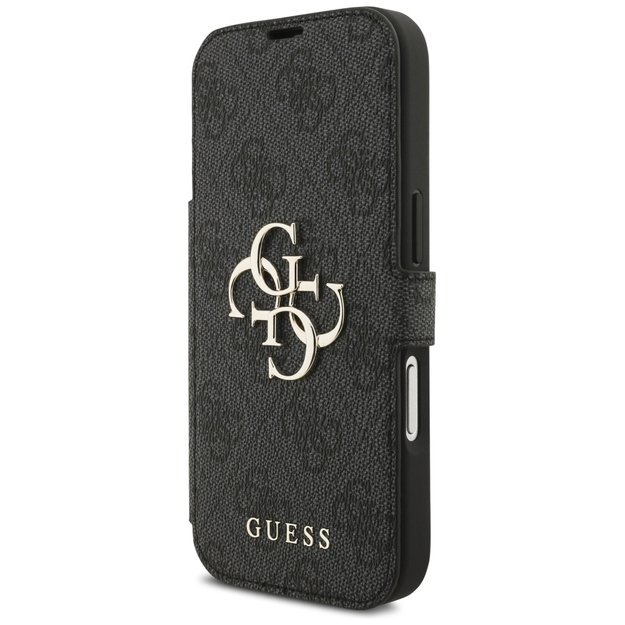 Guess Book 4G Metal Logo Case for iPhone 17 Pro - Black 1