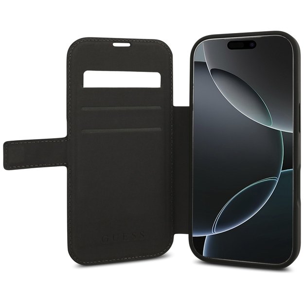 Guess Book 4G Metal Logo Case for iPhone 17 Pro - Black 5