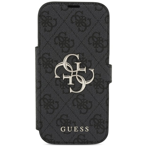 Guess Book 4G Metal Logo Case for iPhone 17 Pro - Black 2