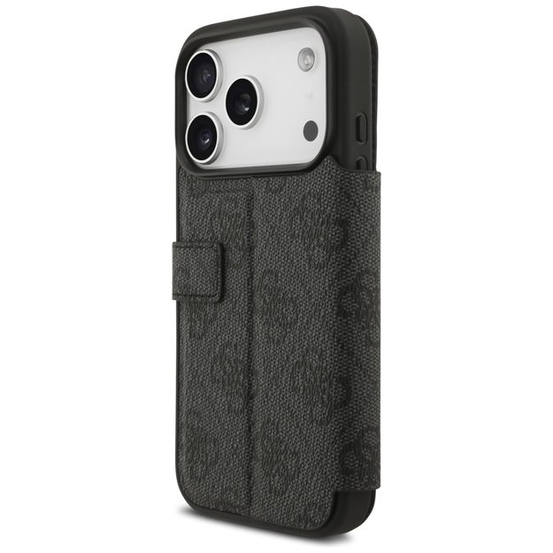 Guess Book 4G Metal Logo Case for iPhone 17 Pro - Black 4