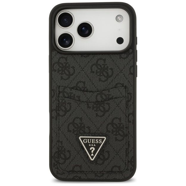 Guess 4G nauble Card Triangle case for iPhone 17 Pro Max - black 2