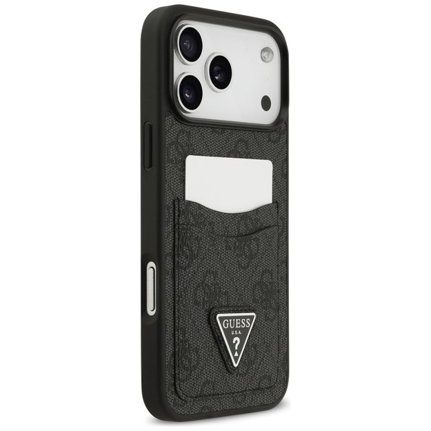 Guess 4G nauble Card Triangle case for iPhone 17 Pro Max - black 3