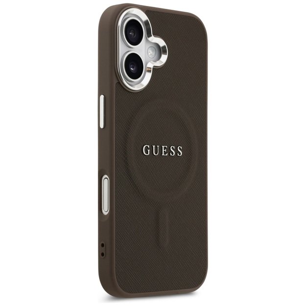 Guess Classic Logo MagSafe Case for iPhone 17 - Brown 3