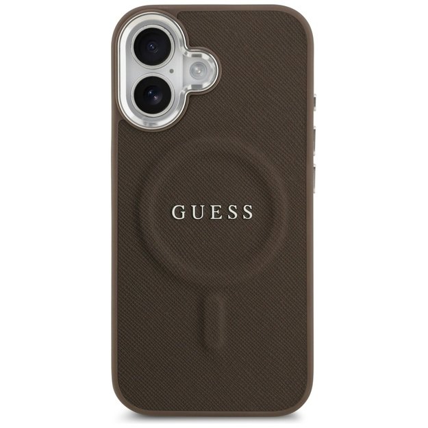 Guess Classic Logo MagSafe Case for iPhone 17 - Brown 2
