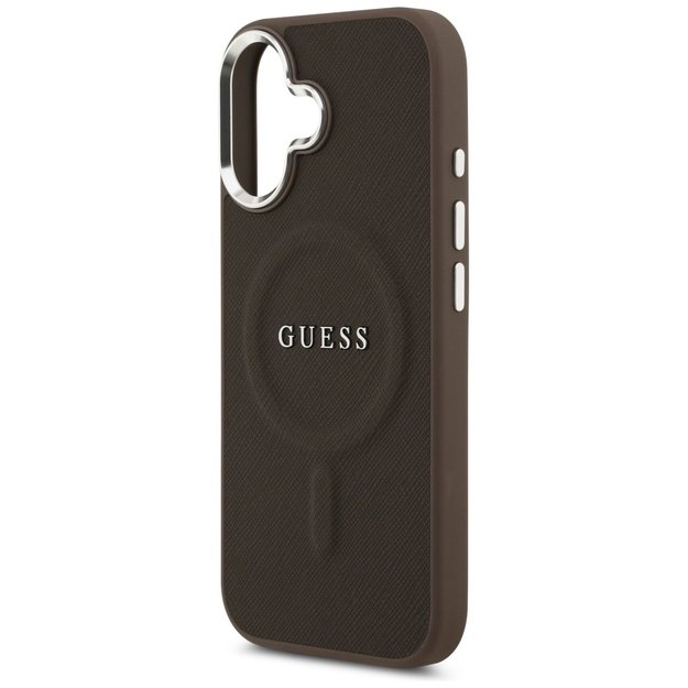 Guess Classic Logo MagSafe Case for iPhone 17 - Brown 5