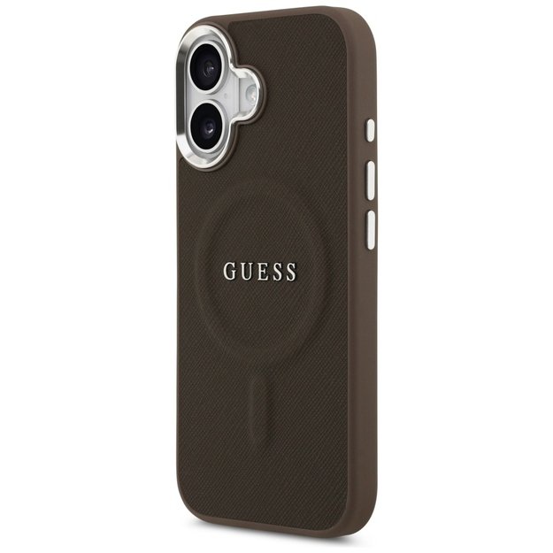 Guess Classic Logo MagSafe Case for iPhone 17 - Brown 1