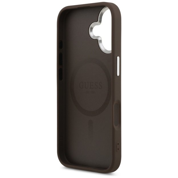 Guess Classic Logo MagSafe Case for iPhone 17 - Brown 6