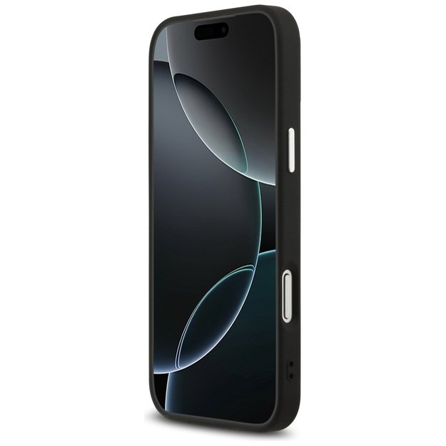 Guess Grained Triangle Logo MagSafe case for iPhone 17 Pro - black 4