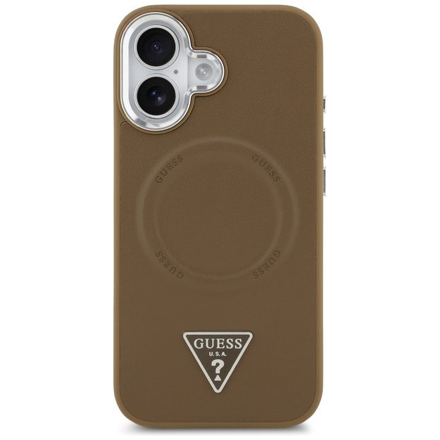 Guess Triangle Logo MagSafe case for iPhone 17 - brown 2