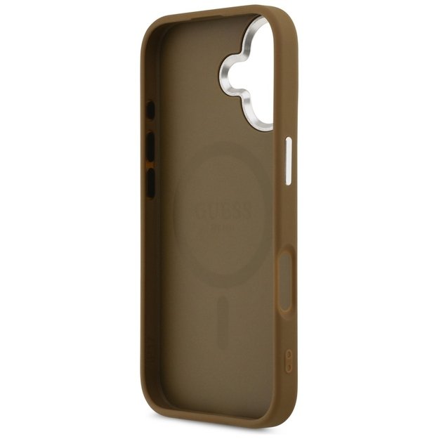Guess Triangle Logo MagSafe case for iPhone 17 - brown 6