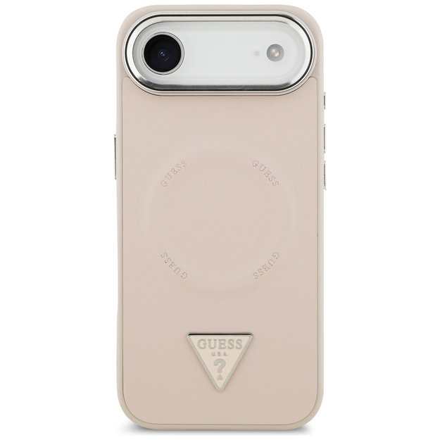 Guess Triangle Logo MagSafe Case for iPhone Air - Pink 2