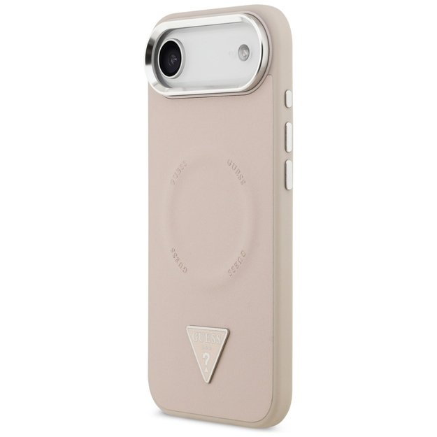 Guess Triangle Logo MagSafe Case for iPhone Air - Pink 1
