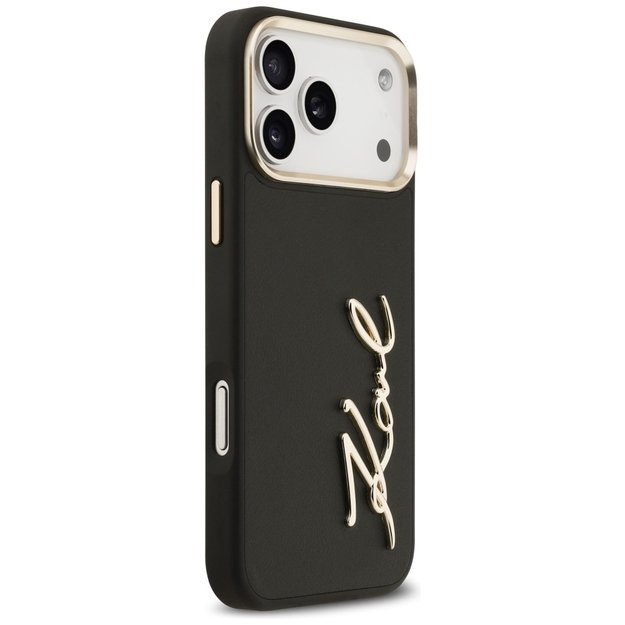 Karl Lagerfeld Karl Script Logo Case for iPhone 17 Pro Max - Black 3