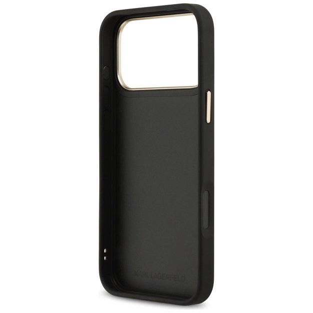 Karl Lagerfeld Karl Script Logo Case for iPhone 17 Pro Max - Black 6