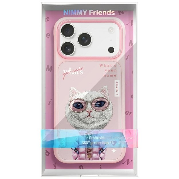 Nimmy Cool&amp Cute 2.0 Cat Case for iPhone 17 Pro - Pink 6