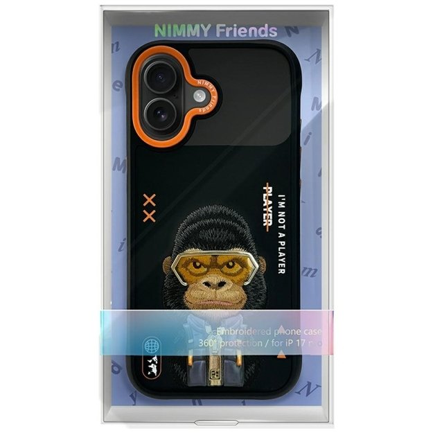 Nimmy Cool&amp Cute 2.0 Gorilla Case for iPhone 17 - Black 6
