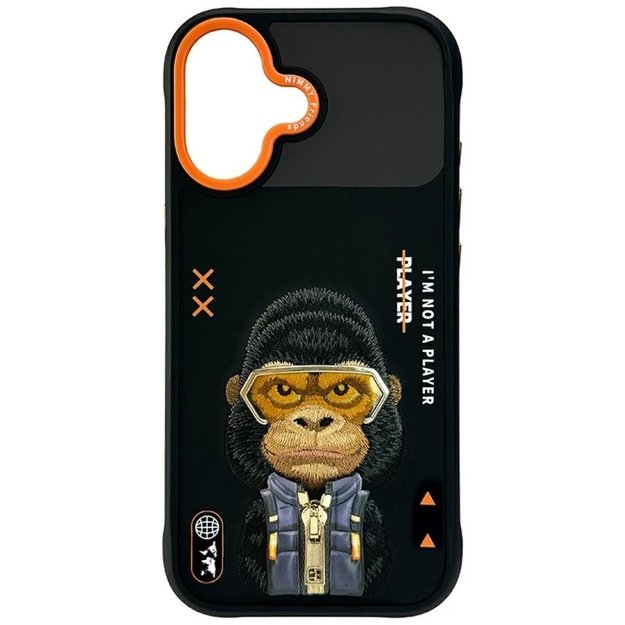 Nimmy Cool&amp Cute 2.0 Gorilla Case for iPhone 17 - Black