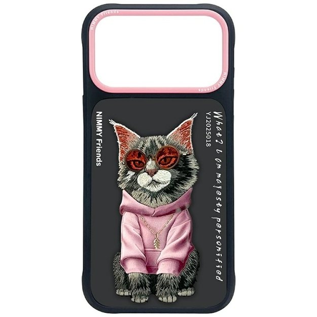 Nimmy Glasses Cool Cat Case for iPhone 17 Pro - Black