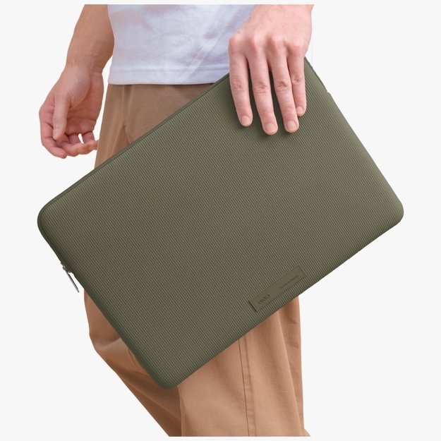 Uniq Cyprus Ridge Edition Laptop Sleeve bag for a 14&quot  water-resistant neoprene laptop - green 4