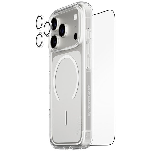 CARE by PanzerGlass Flagship Explorer 3-in-1 Case + Glass + Lens Protection Kit for iPhone 17 Pro 1