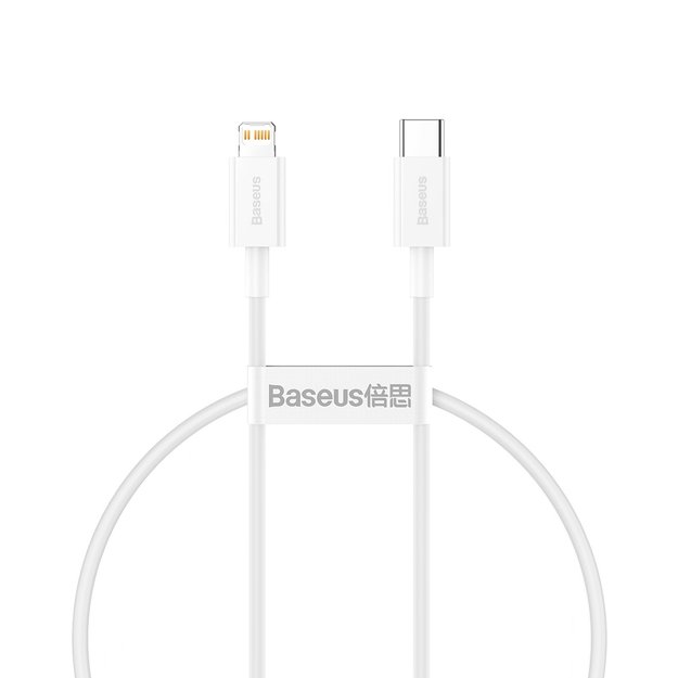Baseus Superior Series USB-C / Lightning PD 20W 2 m cable - white