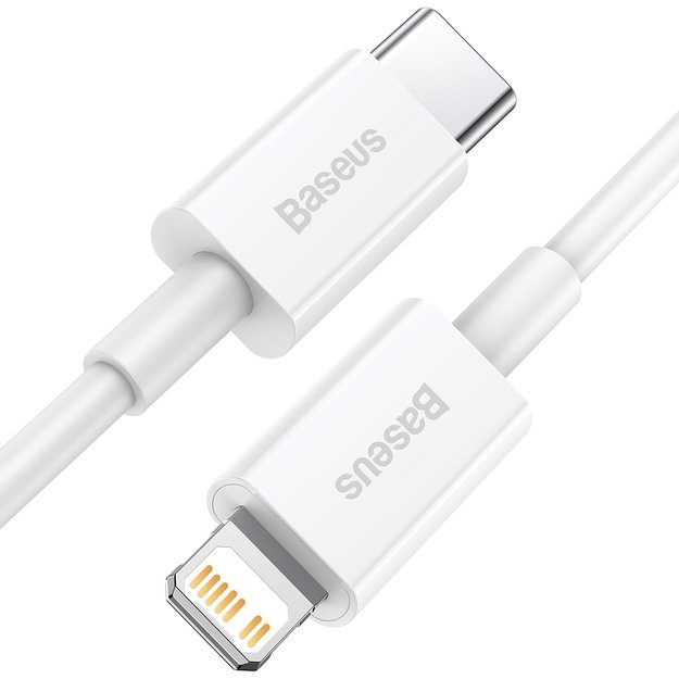 Baseus Superior Series USB-C / Lightning PD 20W 2 m cable - white 1