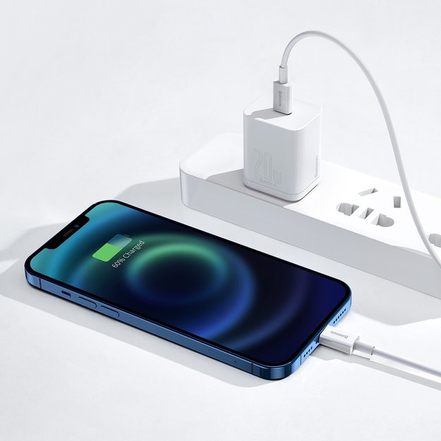 Baseus Superior Series USB-C / Lightning PD 20W 2 m cable - white 8