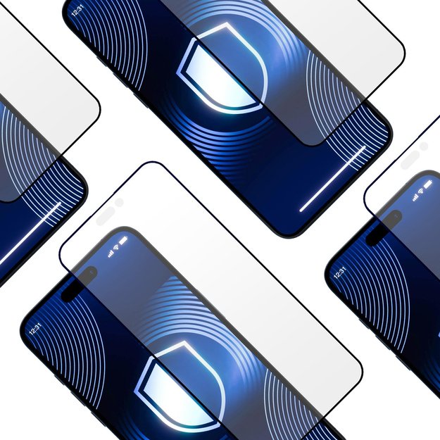 Tempered glass 3mk HardGlass Matt Max for iPhone 16 Pro 1