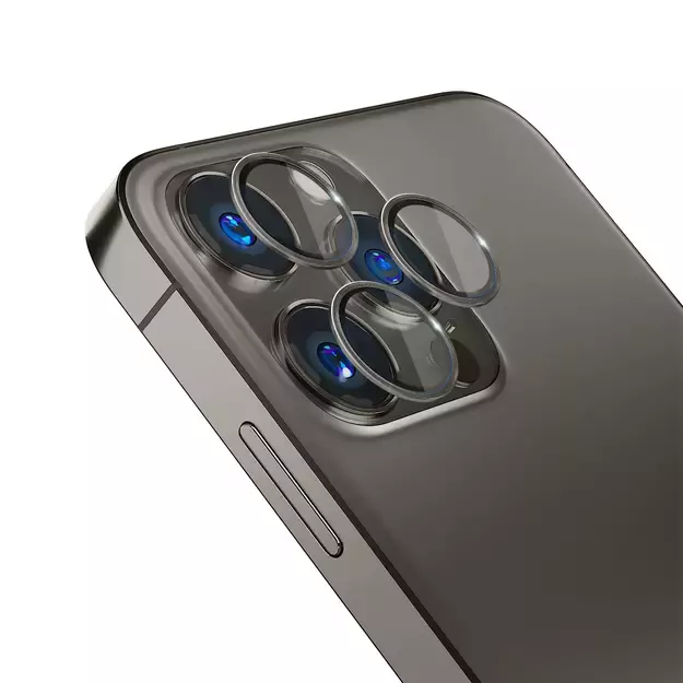 Camera Glass for iPhone 13 Pro Max / 13 Pro 9H for 3mk Lens Protection Pro Series Lens - Gray 4