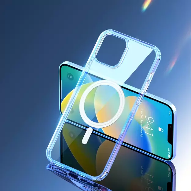 Dux Ducis Clin magnetic case for iPhone 14 Plus compatible with MagSafe transparent 27