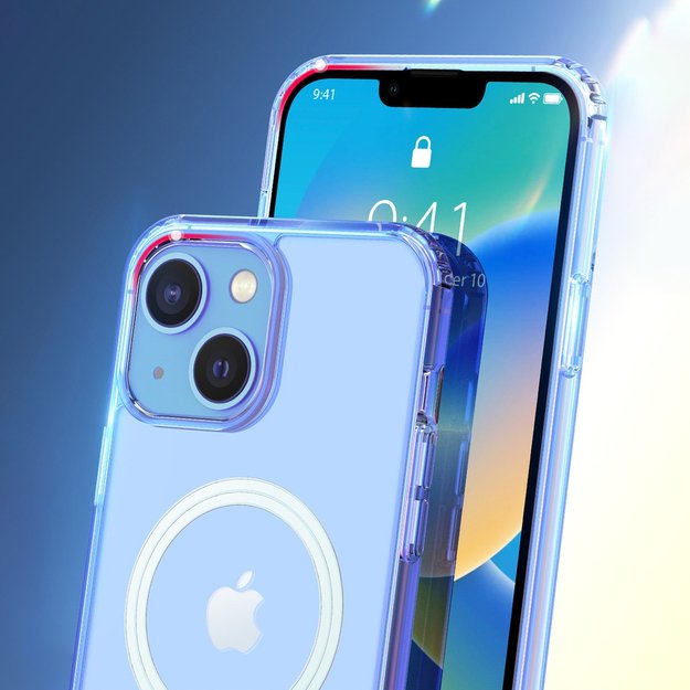 Dux Ducis Clin magnetic case for iPhone 14 Plus compatible with MagSafe transparent 16