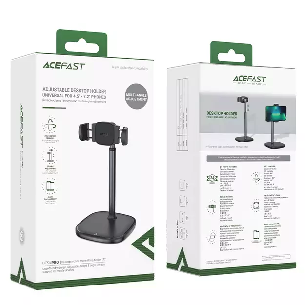 Acefast stand stand telescopic phone holder black (E12) 10
