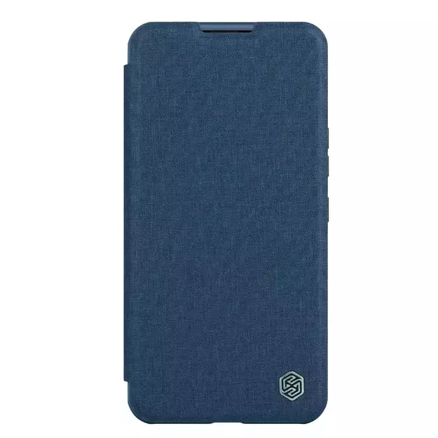 Nillkin Qin Cloth Pro Case Case for iPhone 14 Pro Max Camera Cover Holster Cover Flip Case Blue 14