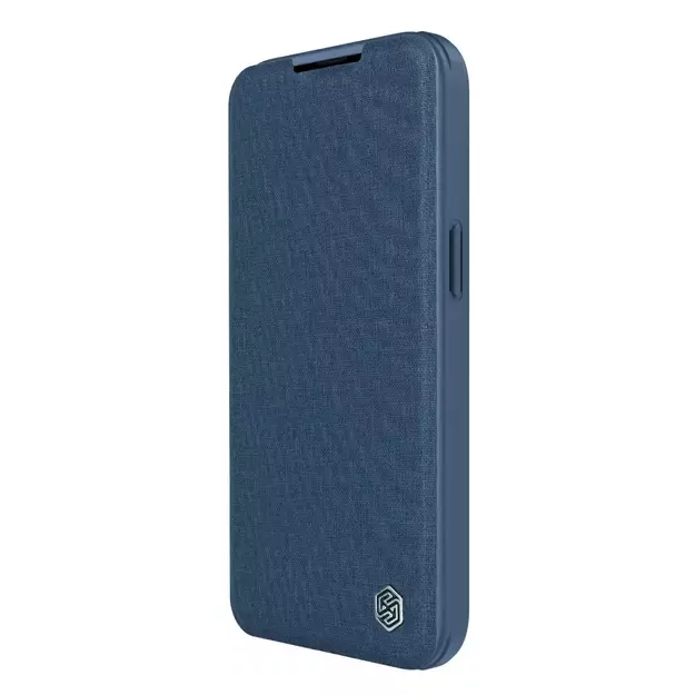 Nillkin Qin Cloth Pro Case Case for iPhone 14 Pro Max Camera Cover Holster Cover Flip Case Blue 18