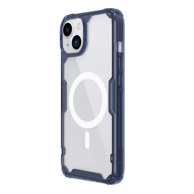 Nillkin Nature Pro Magnetic Case iPhone 14 Plus magnetic case MagSafe blue 5