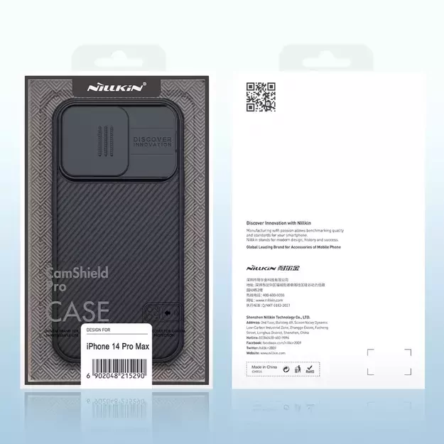 Nillkin CamShield Pro Case iPhone 14 Pro Max Armored Cover Camera Protector Green 34