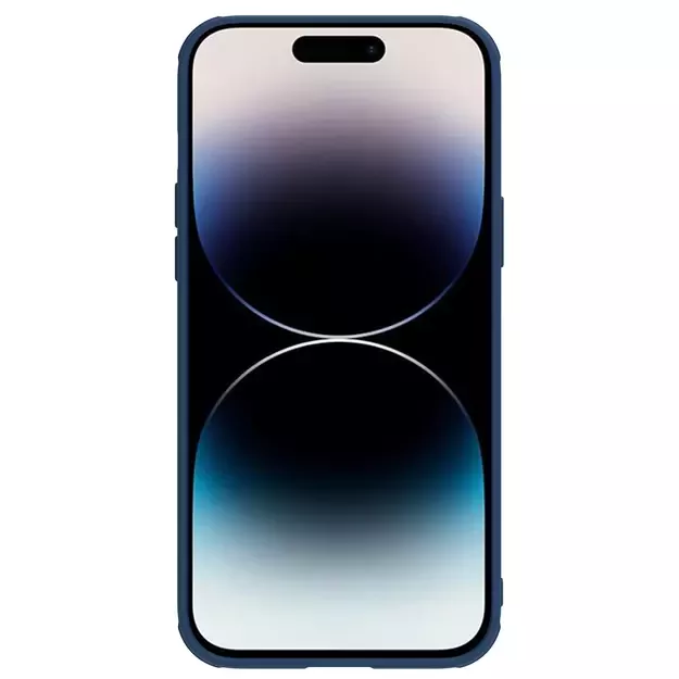 Nillkin CamShield Leather S Case iPhone 14 Pro case with camera cover blue 15