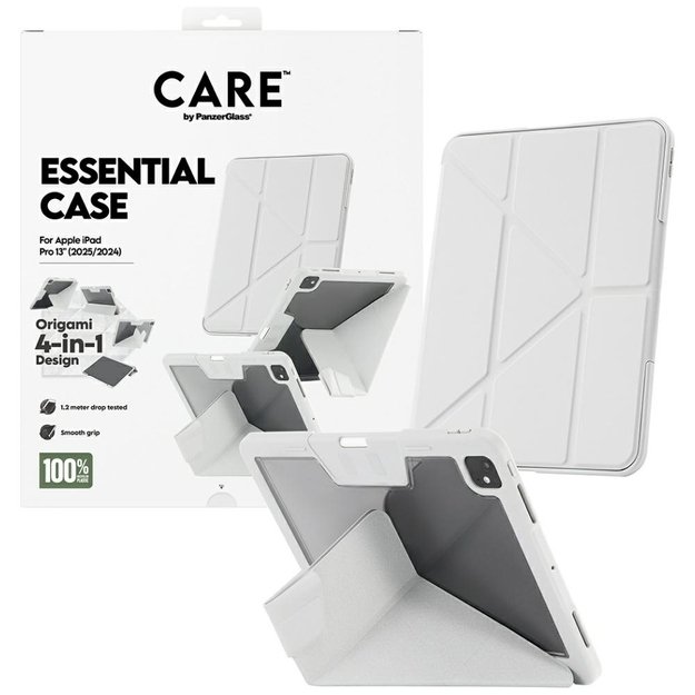Care by PanzerGlass Y fold case for iPad Pro 13&quot  2024 / 2025 - light gray 3