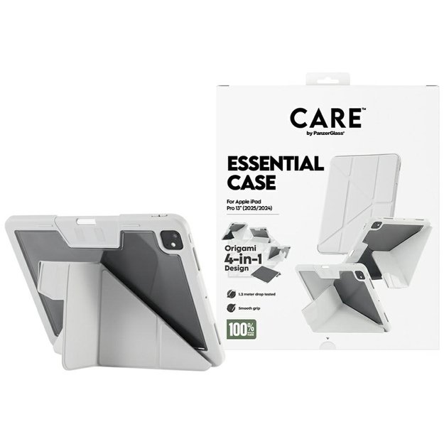 Care by PanzerGlass Y fold case for iPad Pro 13&quot  2024 / 2025 - light gray